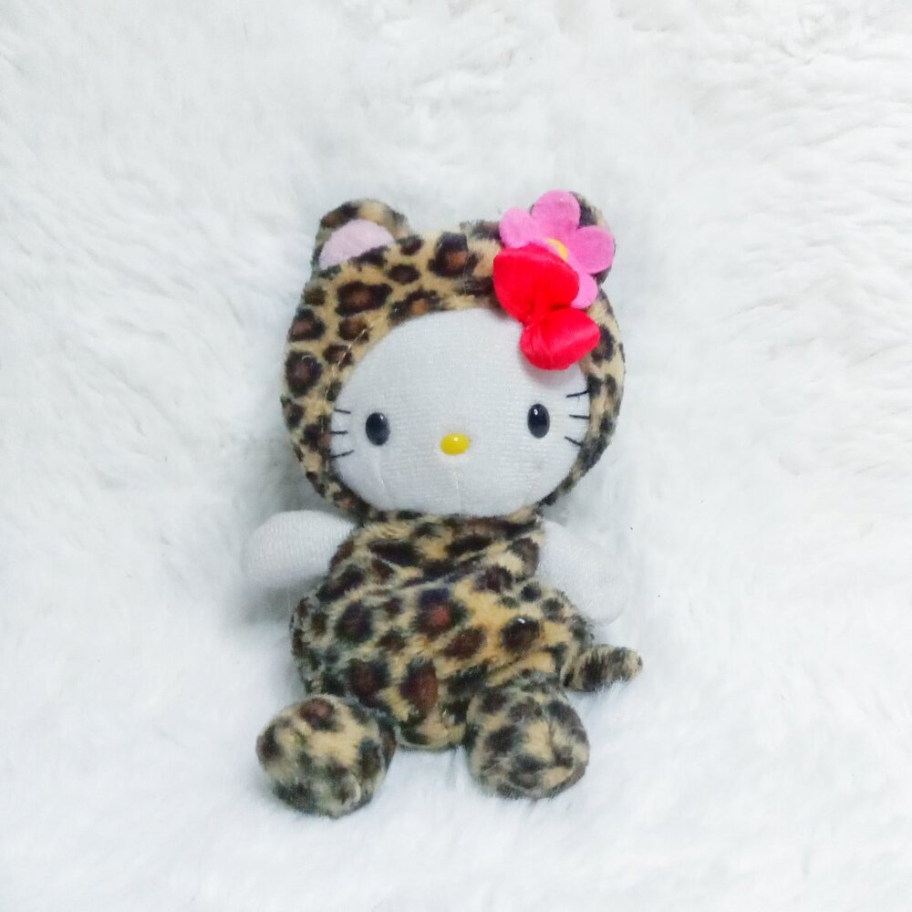 💮2/$60💮 Vintage Hello Kitty Sanrio Smiles Leopard Costume 1999